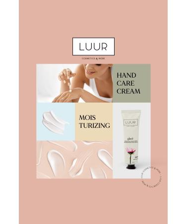 LUUR COSMETICS & MORE Glac Hand Care Cream Intensive Moisturizing Nourishing Dry Skin Hyaluronic Acid Vitamin E 50 ml - Buy Online on GoSupps.com