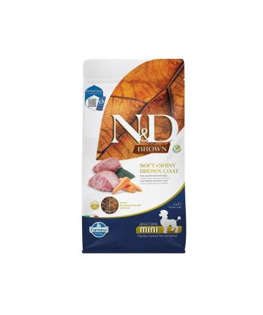 N & D Brown Lamb Spirulina Small Breed Dog Food 2 Kg