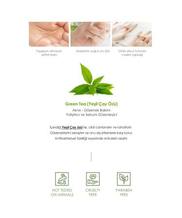PRETTYSKIN Pore Tightening Anti-Acne and Pimple Green Tea Extract Face Mask - Buy Online on GoSupps.com