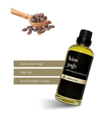 Sabanal Castor Oil 100 ml Nourishing For Scalp Cold Pressed Oil Against Hair Loss - Buy Online on GoSupps.com