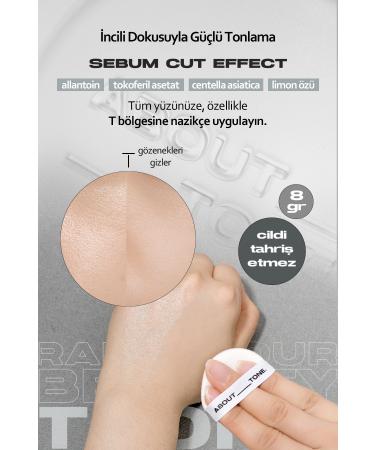 ABOUT TONE Anti-Oily and Anti-Sebum Mattifying Powder ABOUT TONE Sebum Cut Powder Pack - Buy Online on GoSupps.com