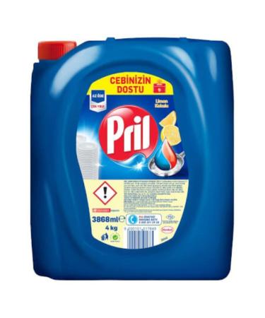 Pril ( 2 PIECES ) Pril Classic Lemon Dishwashing Liquid 4 Kg