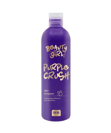 beauty girl ANTI-ORANGE PURPLE SHAMPOO FOR PLATINUM BLONDE GRAY AND BLACK HAIR 350ML - Buy Online on GoSupps.com