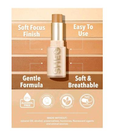 SHEGLAM foundation stick shell color - Buy Online on GoSupps.com