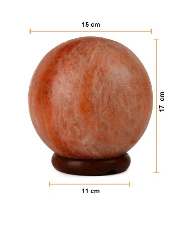SULSALT Globe Figured Himalayan Salt Lamp | Original Himalayan Rock Salt Lamp 3-4 Kg - Buy Online on GoSupps.com