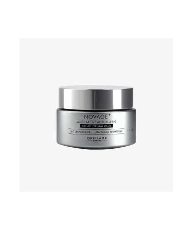 Oriflame Novage+ Multi-Active Anti-Aging Night Cream Rich Does Not Leave a Feeling of Oiliness on the Skin - Buy Online on GoSupps.com