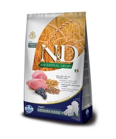 N & D Low Grain Lamb Medium and Large Breed Puppy Food 12 kg
