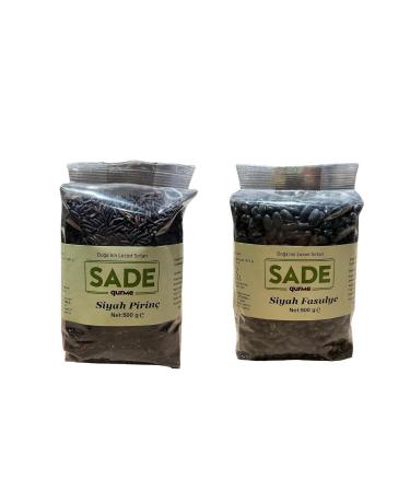 Plain Gourmet Black Rice-Black Beans 500 GR