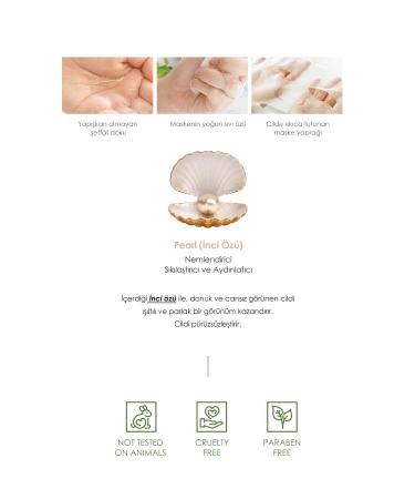 PRETTYSKIN Brightening and Moisturizing Face Mask with Pearl Essence - Buy Online on GoSupps.com