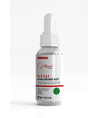 MARIA BEAUTY Skin Serum 2% Pure Hyaluronic Acid - Intense Plumping and Brightening Effective Skin Serum - Buy Online on GoSupps.com