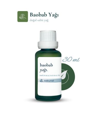 Sabanal Baobab Oil 30 ml Natural Care Oil for Elasticity and Shining Skin