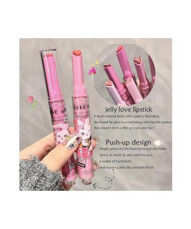 Gege Bear Garden Pink Rabbit Solid Lip Gloss Hydrating Fine Shimmer Moisturizing Lipstick 1 Piece - Buy Online on GoSupps.com