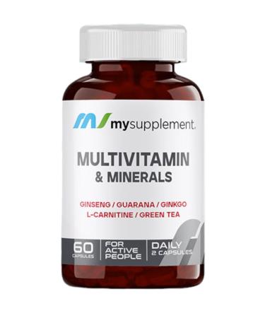 Mysupplement Multivitamin Minerals 60 Capsules Vitamin & Minerals