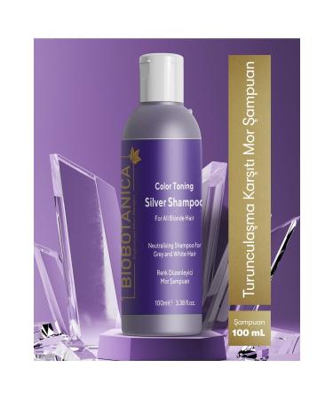 Biobotanica Silver Anti-Orange Purple Shampoo 100 Ml