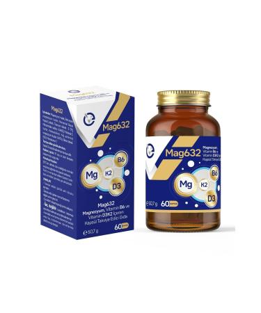EVOPHARMA Magnesium Mag632 Vitamin B6 and Vitamin D3k2 Containing Capsule Supplementary Food - Buy Online on GoSupps.com