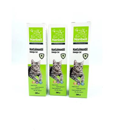 Nanbell 3 boxes NanSalmonOil Omega 3-6-9 200ml