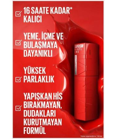 Maybelline New York Super Stay Vinyl Ink Long-Lasting Liquid Glossy Lipstick 20 Coy - Buy Online on GoSupps.com