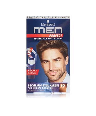Schwarzkopf Men Perfect Hair Dye 60 - Brown 80 Ml