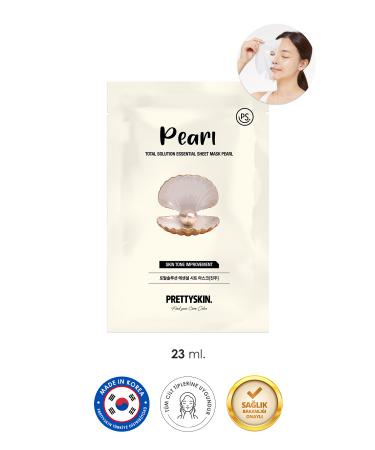 PRETTYSKIN Brightening and Moisturizing Face Mask with Pearl Essence