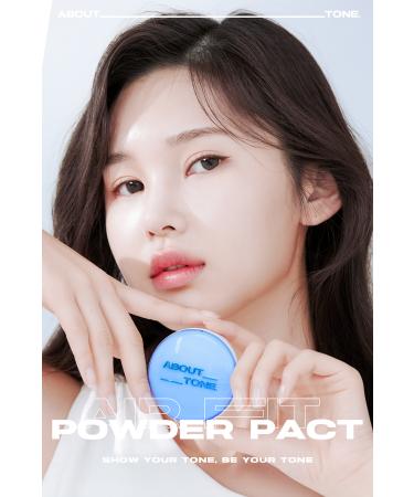 ABOUT TONE Extra Fine Texture Non-Clumping Fixing Powder ABOUT TONE Air Fit Powder Pack - Buy Online on GoSupps.com