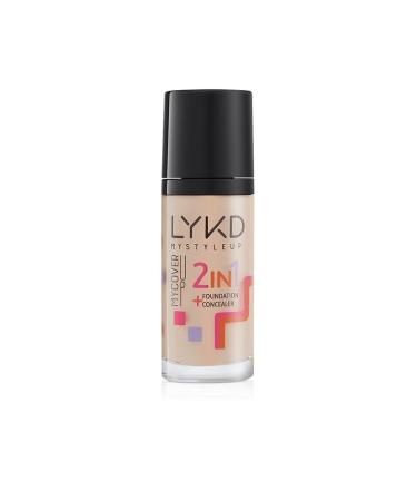 lykd Honey Essence 2 In 1 Foundation 133 Rose Almond