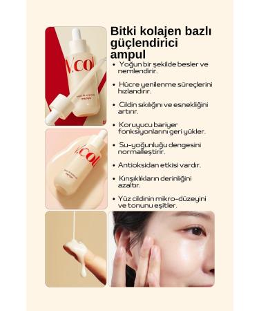 ma:nyo VCollagen Heart Fit Ampoule - Plant collagen based strengthening ampoule 50ml - Buy Online on GoSupps.com