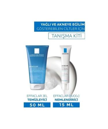 La Roche Posay Introduction Kit - Effaclar Duo Care Cream 15 ml Effaclar Cleansing Gel 50 ml 2 Pieces - Buy Online on GoSupps.com