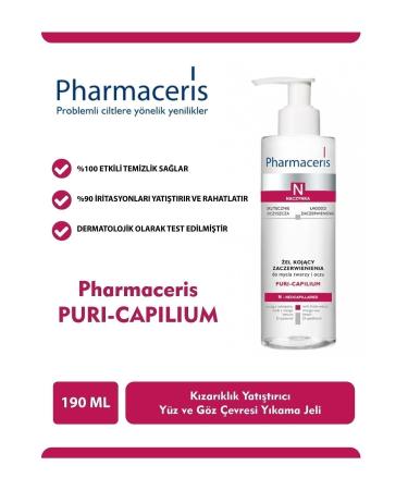 Pharmaceris N Puri Capilium Soothing Redness Cleansing Gel 190 ml Dermocosmetic Facial Cleanser