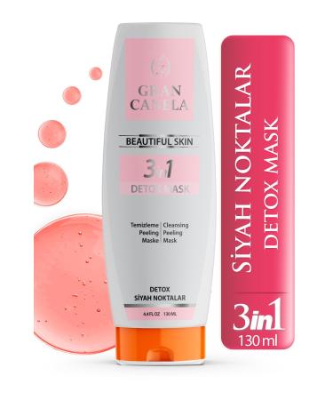 GRAN CANELA 3 IN 1 Purifying Detox and Peeling Mask Anti-Blackhead 130 ml