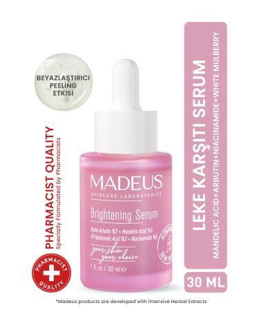 Madeus Skincare Laboratories Anti-Spot and Brightening Serum with 2% Alpha Arbutin and 5% Mandelic Acid 30 ml