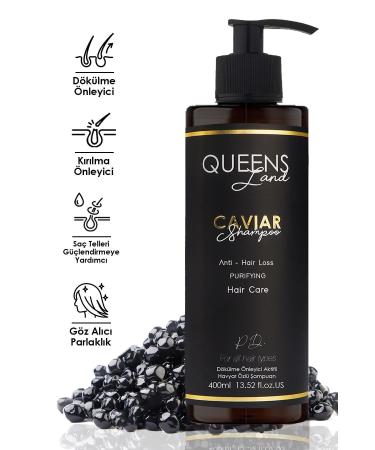 Queensland Pinar Donmez Anti-Hair Loss and Fast Growth Supporting Biotin & Caviar Essence Shampoo 400ml - Buy Online on GoSupps.com