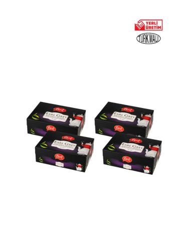 Berk Black Tea Teapot Teabag Earl Grey Bergamot Flavored 48 x 4 Pack