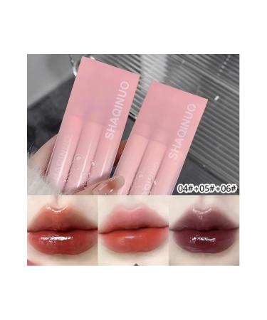 shaqinuo 3 Pack Cute Bear Lip Glaze Mirror-Formed Glossy Glass Lip Glaze 3-pack lip gloss set - Buy Online on GoSupps.com