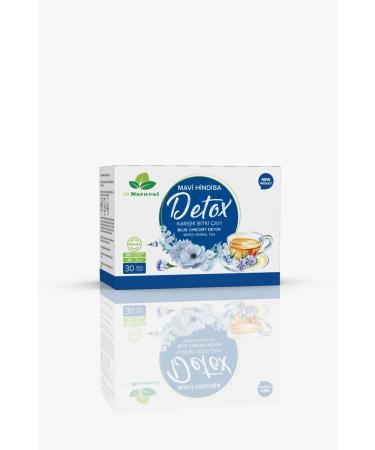 DRNATURAL Blue Chicory Detox Mixed Herbal Tea 30 Sachets Blue Chicory Detox Powder - Buy Online on GoSupps.com
