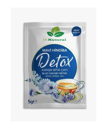 DRNATURAL Blue Chicory Detox Mixed Herbal Tea 30 Sachets Blue Chicory Detox Powder - Buy Online on GoSupps.com