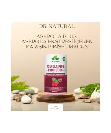 DRNATURAL Acerola Prebiotic-Probiotic Acerola Intestinal Cleansing Cure 240 gr Colon Paste