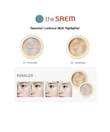 The Saem Saemmul Luminous Multi Highlighter - 02 Gold Beige - Buy Online on GoSupps.com