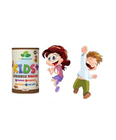 DRNATURAL Kids Children's Paste Cocoa - Royal Jelly - Propolis - Molasses and Vitamin 240 gr (APPETITIVE) - Buy Online on GoSupps.com