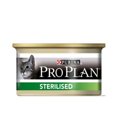 Pro Plan Sterilized Salmon Canned Cat Food 85 gr X 24 Pieces