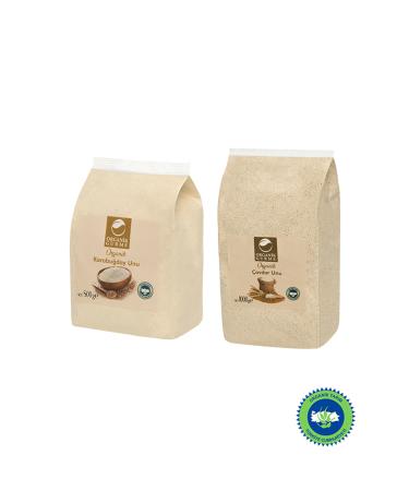 Organic Gourmet Organic Rye Flour 1000gr - Buckwheat Flour 500gr