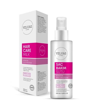 yelvas Keratin and Protein Hair Care Milk for Damaged Hair 200 Ml - Buy Online on GoSupps.com