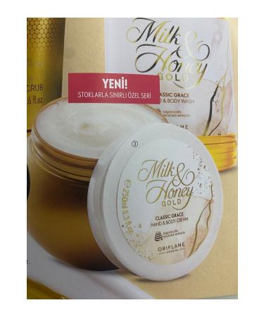 Oriflame Milk honey gold Classic grace hand and body cream cosmetics market