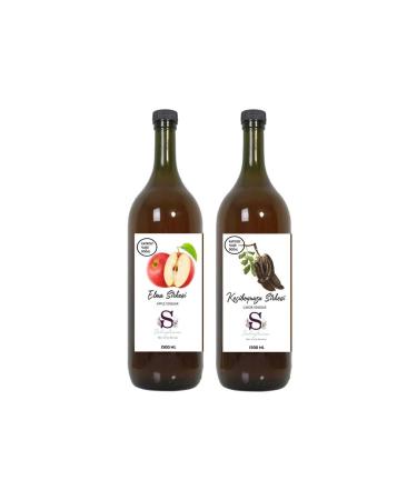 Suheylaana Natural Apple Vinegar 1500 Ml - Natural Carob Vinegar 1500 Ml