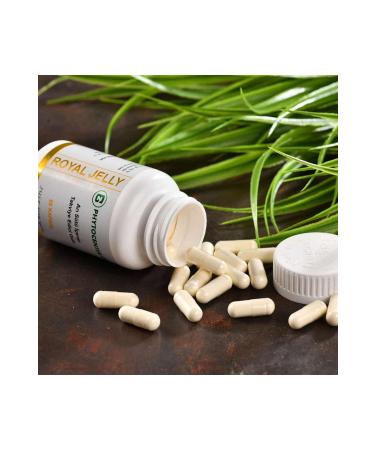 PHYTOCENTER Royal Jelly Royal Jelly Supplementary Food 60 Capsules - Buy Online on GoSupps.com
