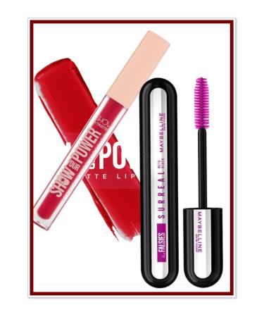 Pastel Show Your Power Liquid Matte Lipstick 607 + Falsies Surreal Meta Black Mascara 10ml