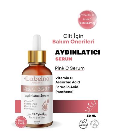 Labelna Cosmetic Brightening and Stain Serum 30 Ml Skin Serum - Pink C Serum