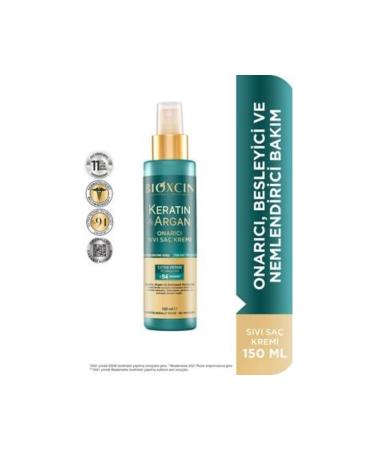 Bioxin Keratin & Argan Repairing Liquid Hair Care Conditioner 150 ml - Damaged and Damaged Hair