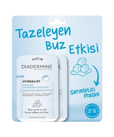 Diadermine Hydralist Cooling Mask 8ml 2 pack