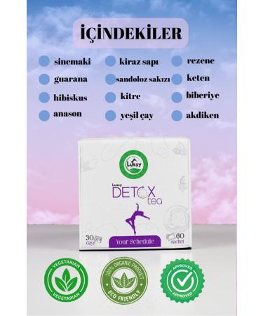 BY LUSSY DETOX TEA Detox Tea. Detox Tea. Slimming Tea Form Tea 1 Month 60 Pieces - Buy Online on GoSupps.com