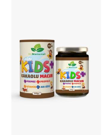 DRNATURAL Kids Children's Paste Cocoa - Royal Jelly - Propolis - Molasses and Vitamin 240 gr (APPETITIVE) - Buy Online on GoSupps.com